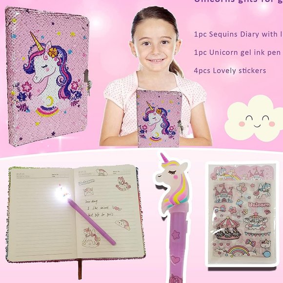 NEW unicorn diary set - Picture 2 of 2